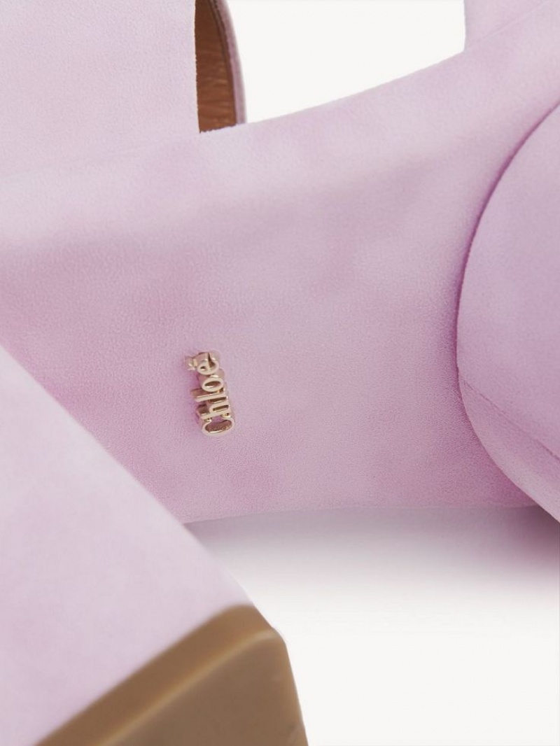 Sandalias Chloe Odina High-heel Morados | CHE-SR14183