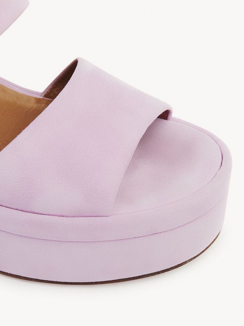 Sandalias Chloe Odina High-heel Morados | CHE-SR14183