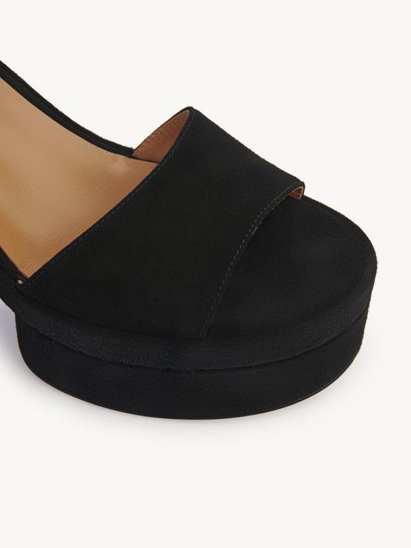 Sandalias Chloe Odina High-heel Negros | CHE-SR14173