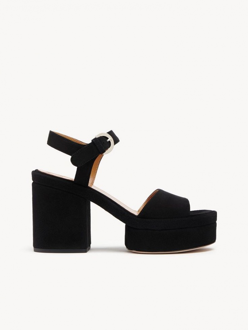 Sandalias Chloe Odina High-heel Negros | CHE-SR14173