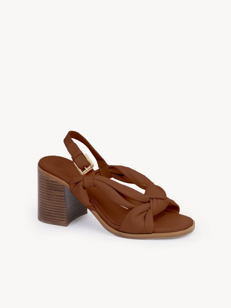 Sandalias Chloe Spencer Marrom | CHE-SR14822