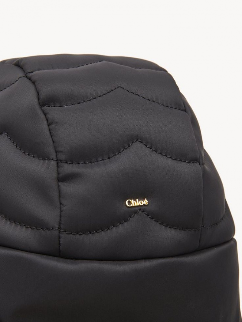 Sombreros Chloe Acolchado Chapka Negros | CHE-SR14482
