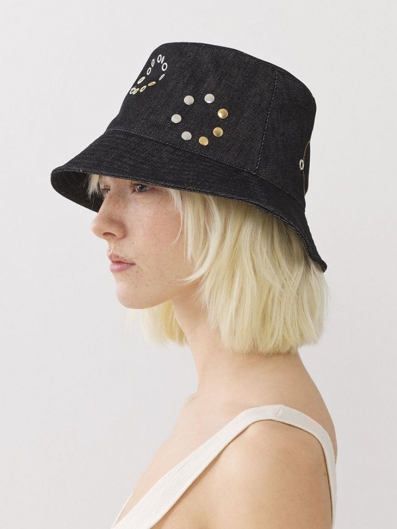 Sombreros Chloe Eyelet Negros | CHE-SR14499