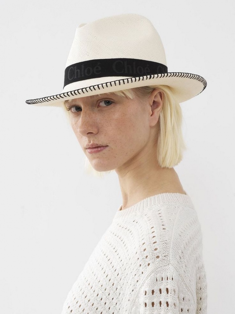 Sombreros Chloe Woody Panama Blancos | CHE-SR14498