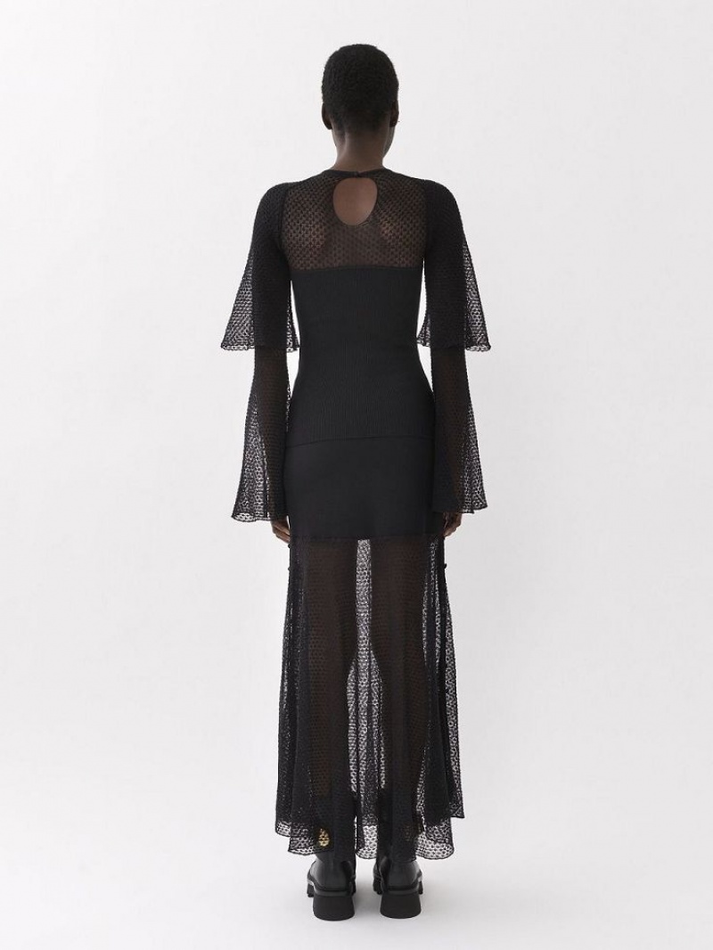 Suéteres Chloe Fitted Negros | CHE-SR13872