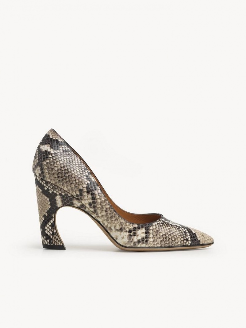 Tacones Chloe Oli Grises | CHE-SR14272