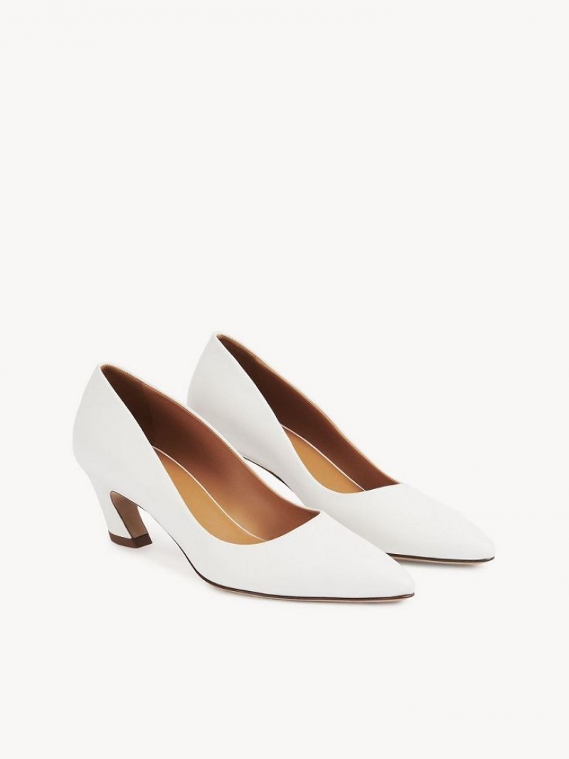 Tacones Chloe Oli Heel Blancos | CHE-SR14256