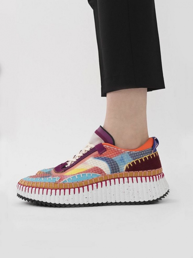 Tenis Chloe Caroline Denervaud For Nama Multicolor Rojos | CHE-SR14194