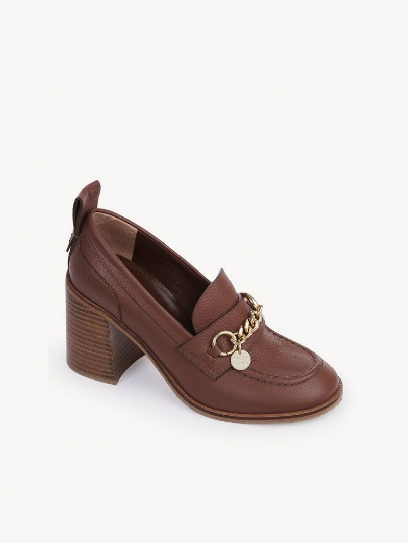 Tenis Planos Chloe Aryel Penny Marrom | CHE-SR14796