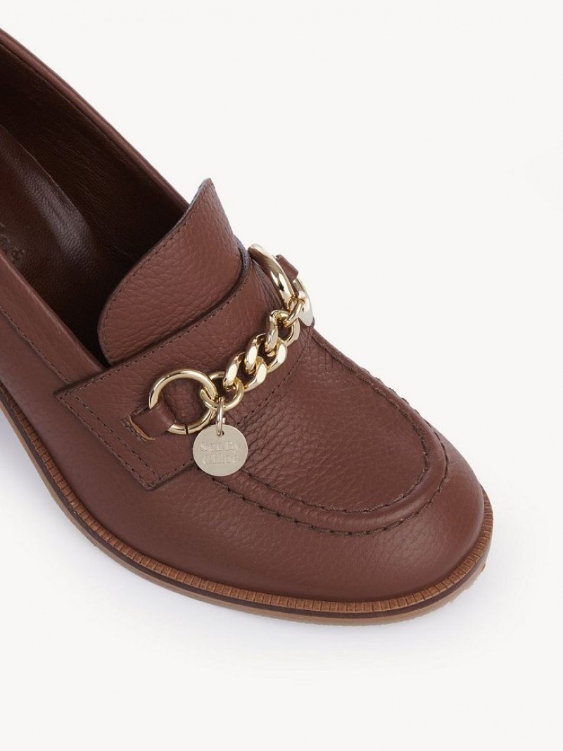Tenis Planos Chloe Aryel Penny Marrom | CHE-SR14796