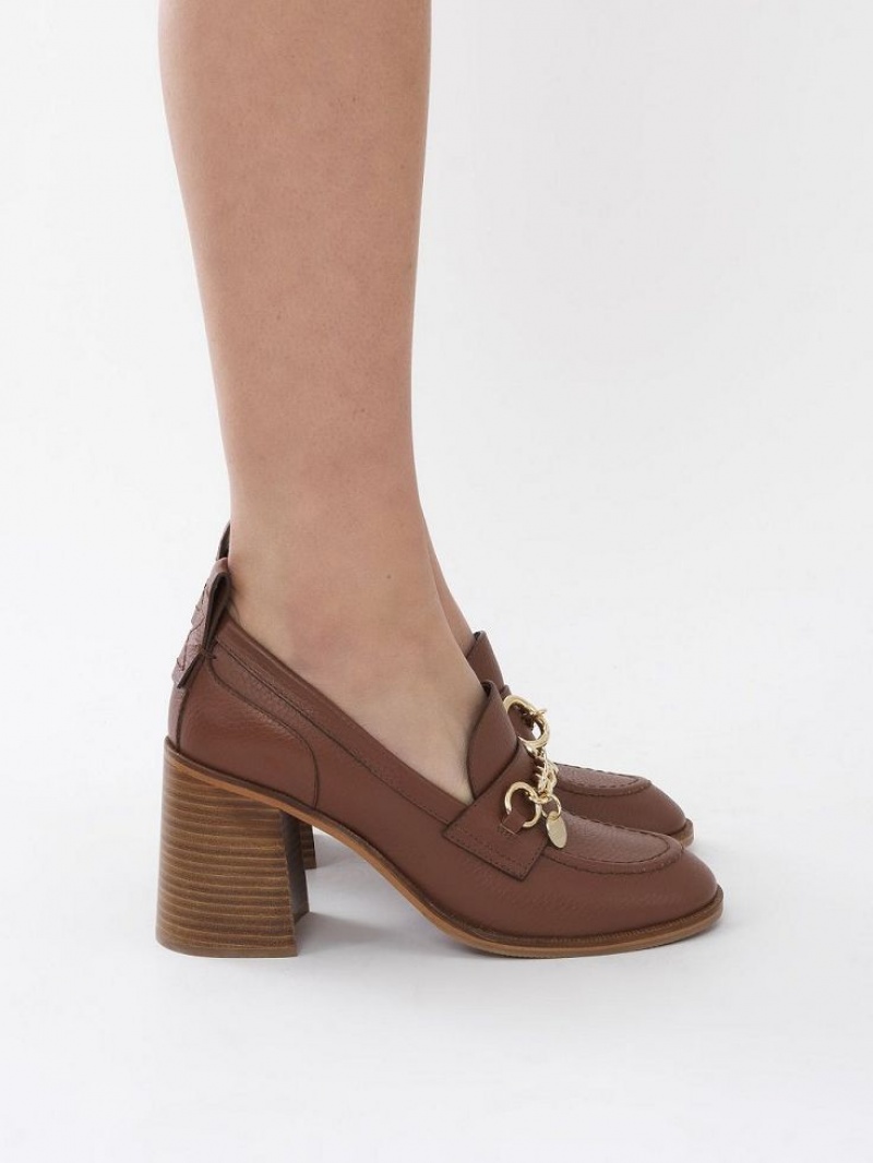 Tenis Planos Chloe Aryel Penny Marrom | CHE-SR14796