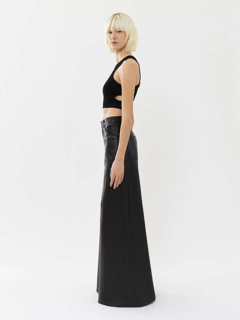 Tops Chloe Cropped Negros | CHE-SR13882