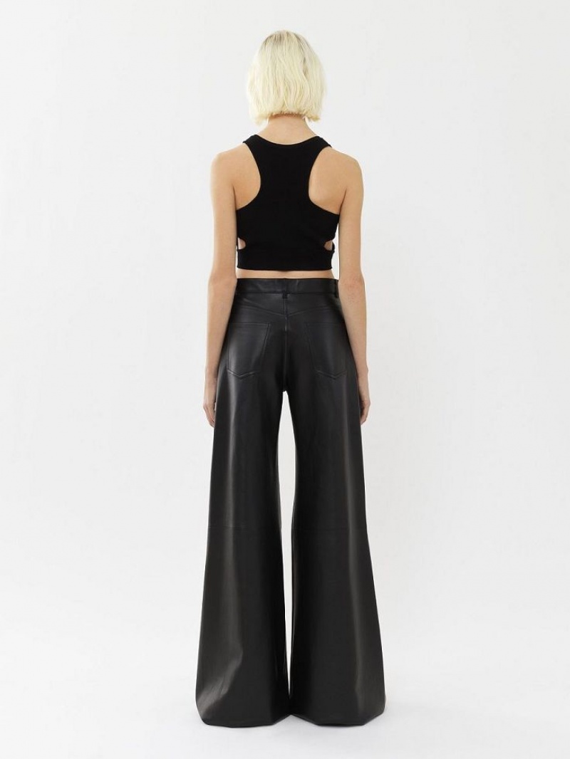 Tops Chloe Cropped Negros | CHE-SR13882