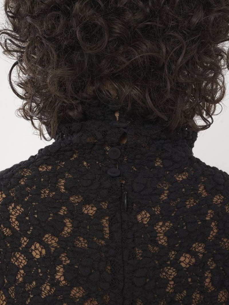 Tops Chloe Fitted Turtleneck Negros | CHE-SR13911