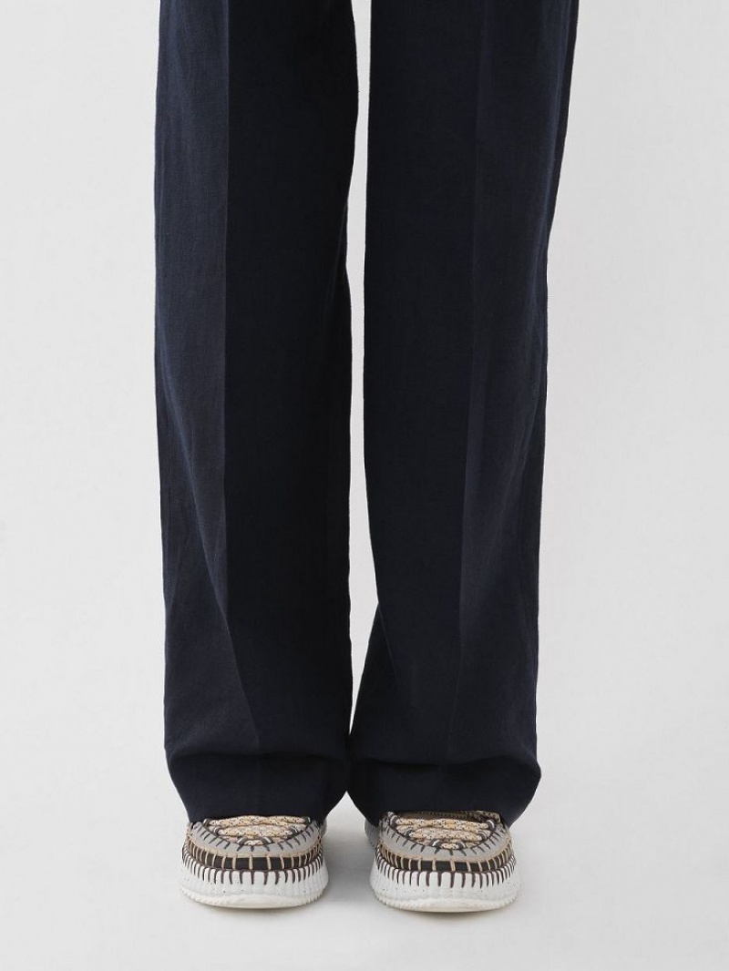 Traje Chloe Anchos-leg Azules | CHE-SR14045