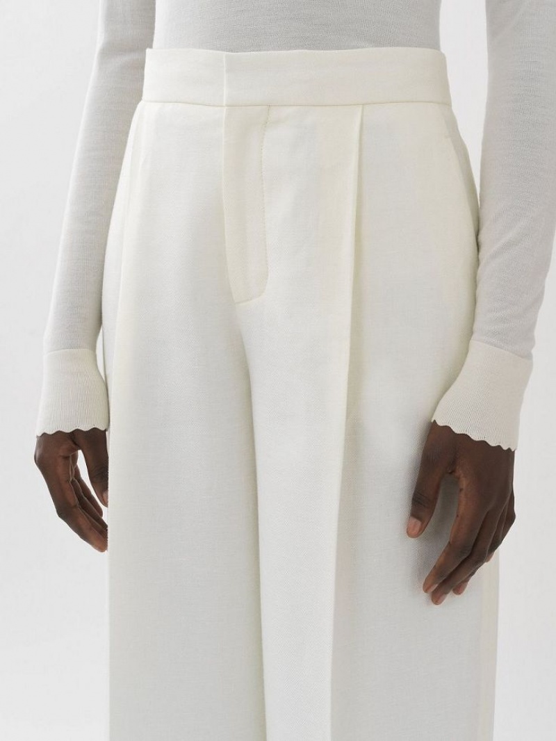 Traje Chloe Anchos-leg Blancos | CHE-SR14057