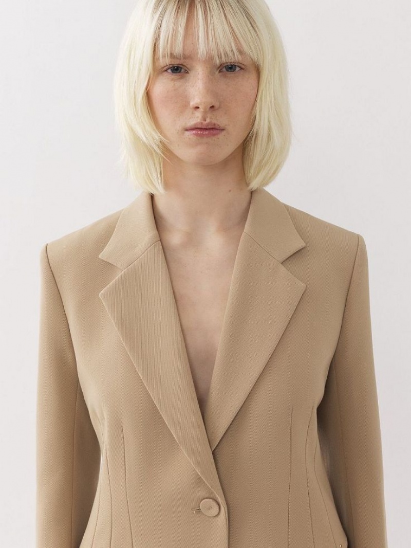 Traje Chloe Bell-shaped Beige | CHE-SR14064