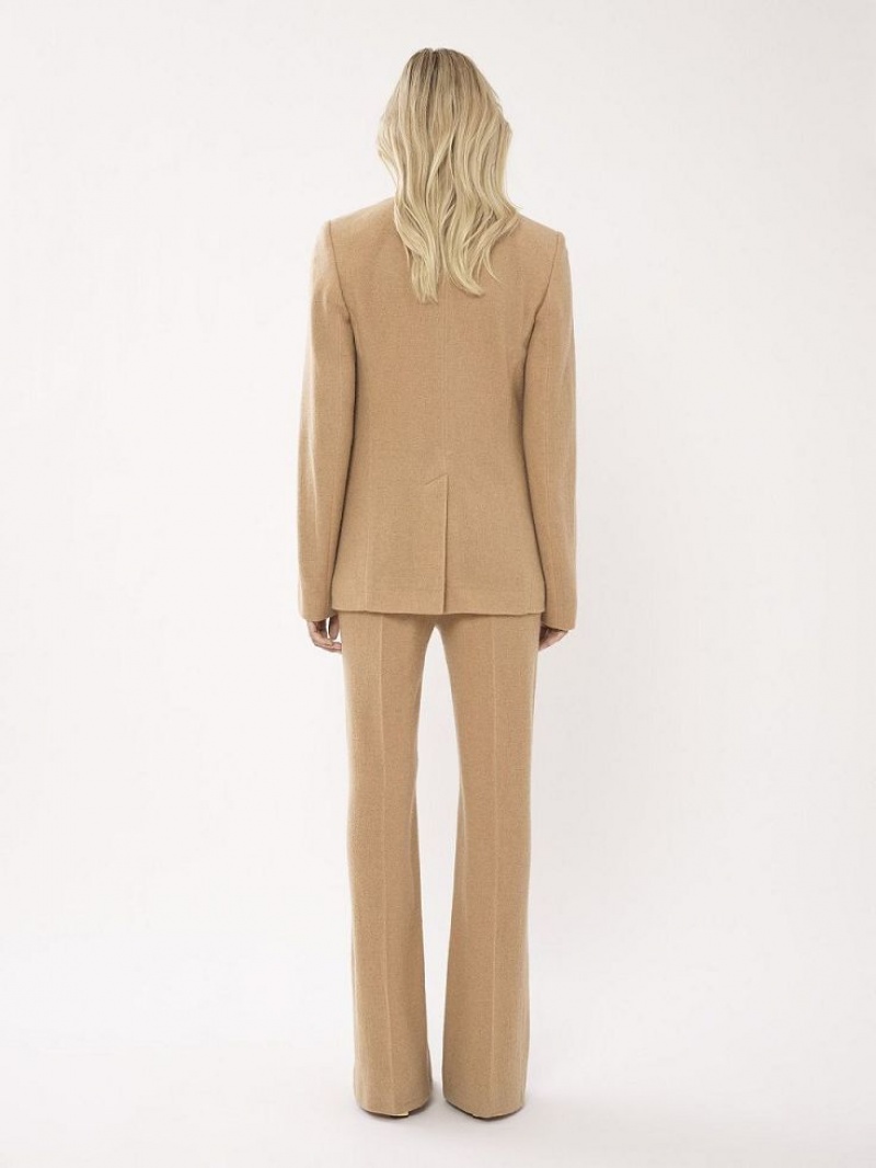 Traje Chloe Buttonless Tailored Marrom | CHE-SR14033