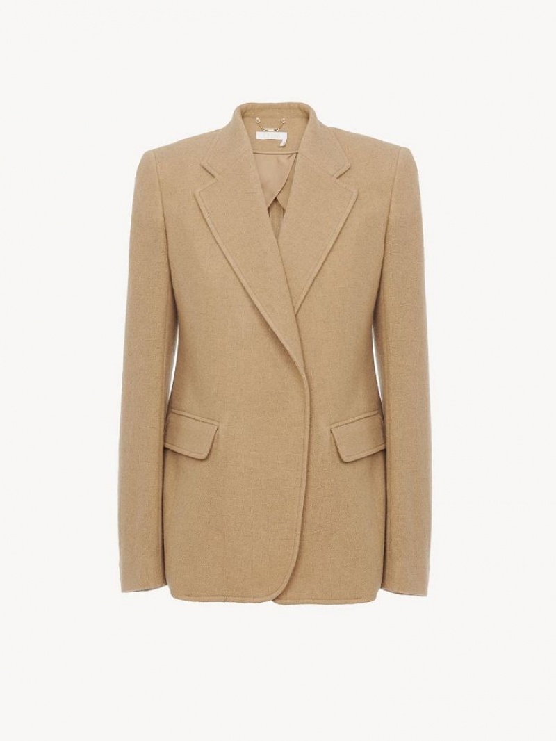 Traje Chloe Buttonless Tailored Marrom | CHE-SR14033