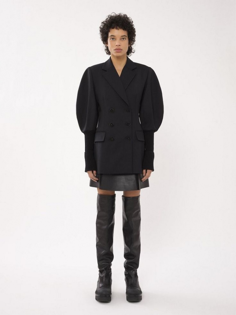 Traje Chloe Double-breasted Tailored Negros | CHE-SR14029
