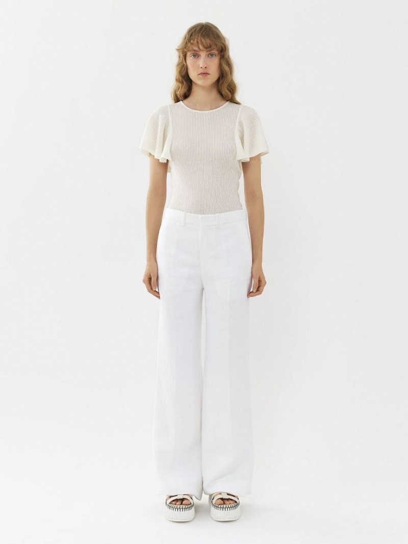 Traje Chloe Flared Blancos | CHE-SR14059