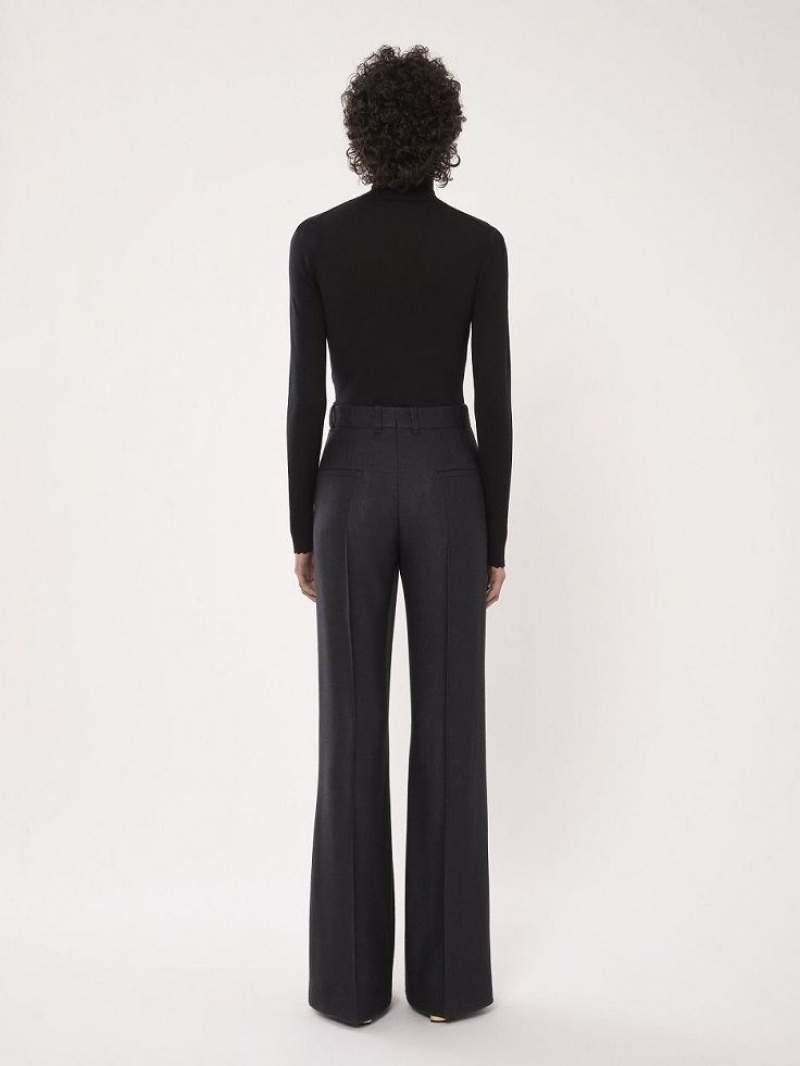 Traje Chloe High-waisted Flare Negros | CHE-SR14039