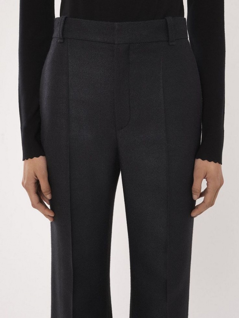 Traje Chloe High-waisted Flare Negros | CHE-SR14039