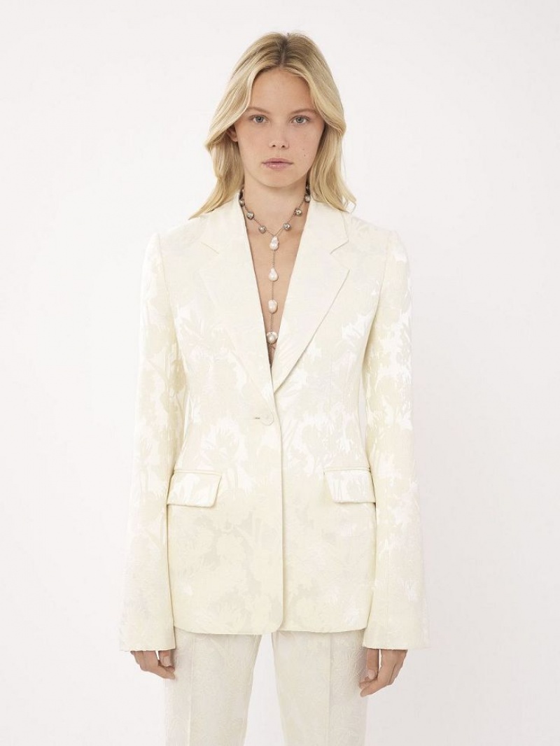 Traje Chloe Single-breasted Blancos | CHE-SR14031