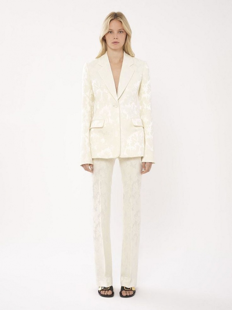 Traje Chloe Single-breasted Blancos | CHE-SR14031