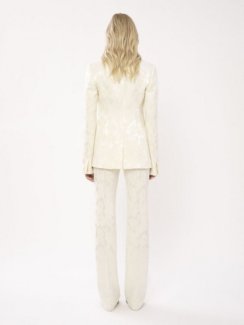 Traje Chloe Single-breasted Blancos | CHE-SR14031