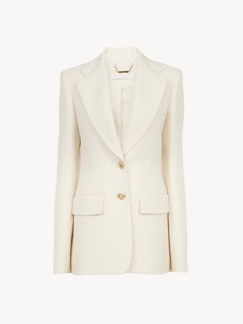 Traje Chloe Two-button Tailored Blancos | CHE-SR14027