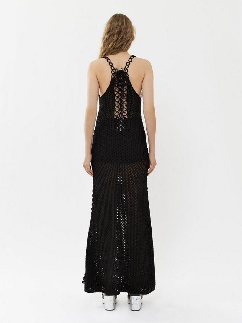 Vestido Chloe Crochet Tank Negros | CHE-SR13830