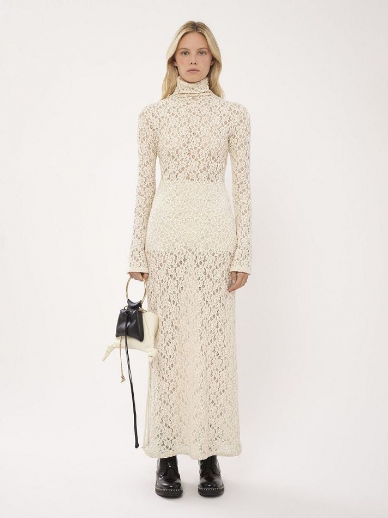 Vestido Chloe Fitted Maxi Blancos | CHE-SR13863