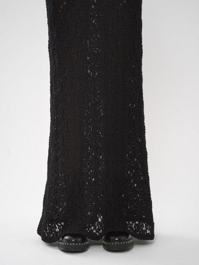 Vestido Chloe Fitted Maxi Negros | CHE-SR13860