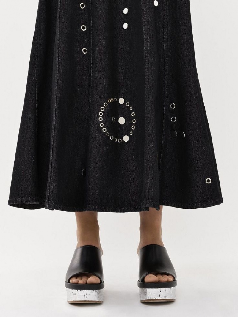 Vestido Chloe Long Sin Manga Negros | CHE-SR13829