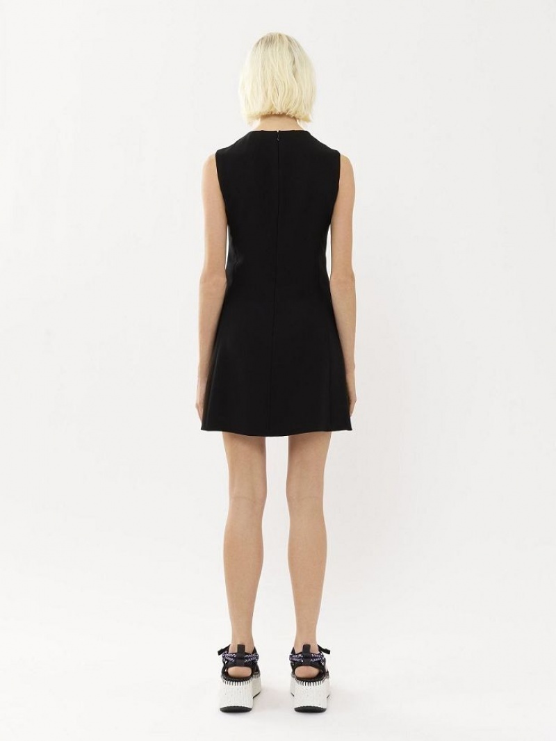 Vestido Chloe Sin Manga Tunic Negros | CHE-SR13847